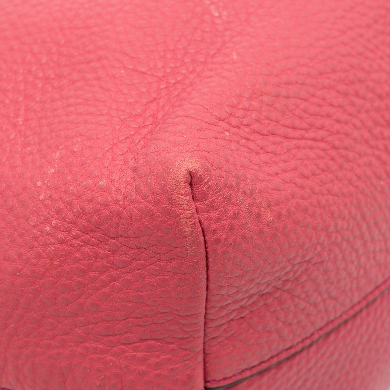 Prada Vitello Daino Open Convertible Tote Roze