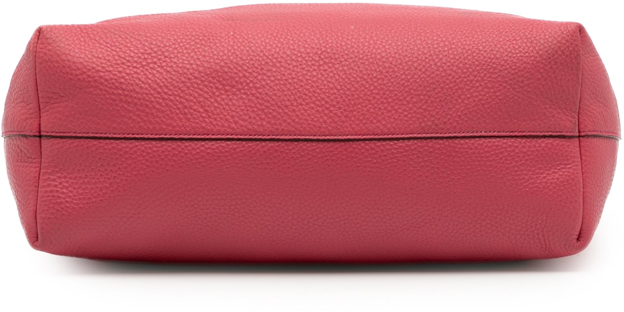 Prada Vitello Daino Open Convertible Tote Roze