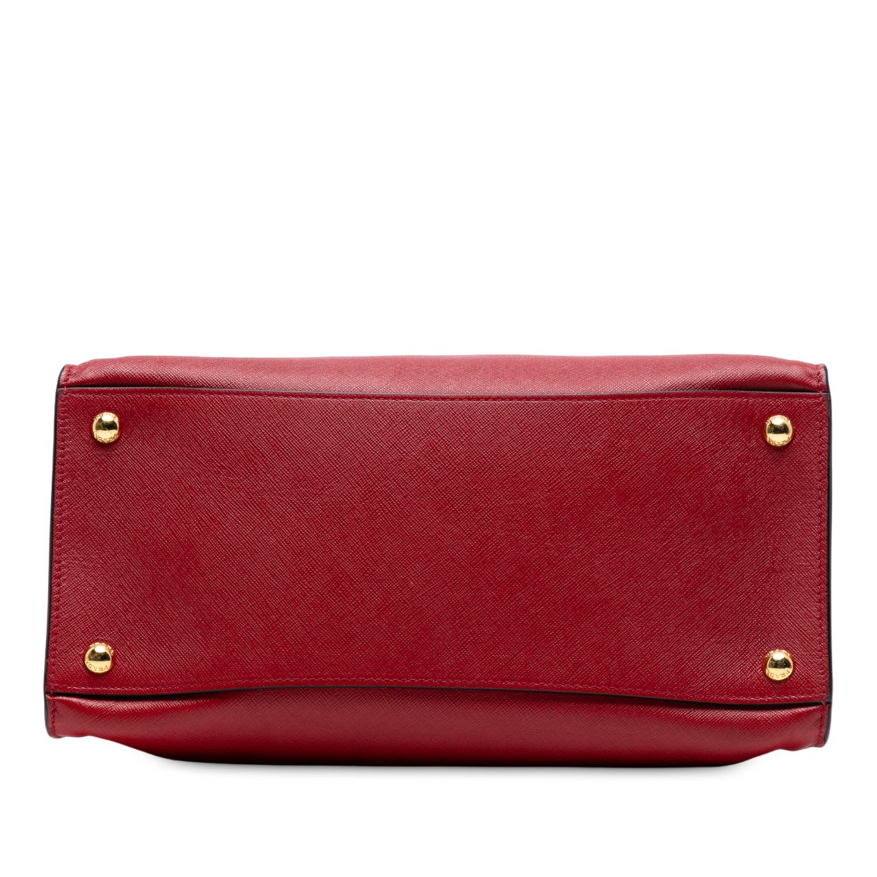 Prada Saffiano Soft Triple Pocket Tote Rood