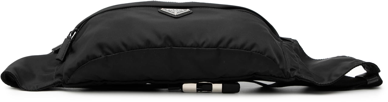 Prada Tessuto Multi Pocket Belt Bag Zwart