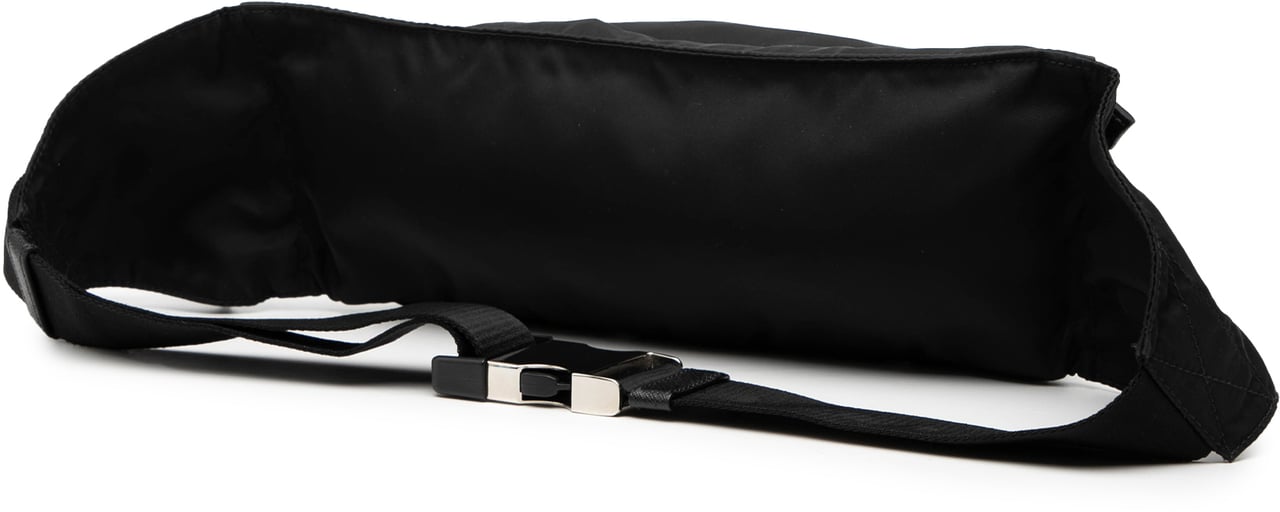 Prada Tessuto Multi Pocket Belt Bag Zwart