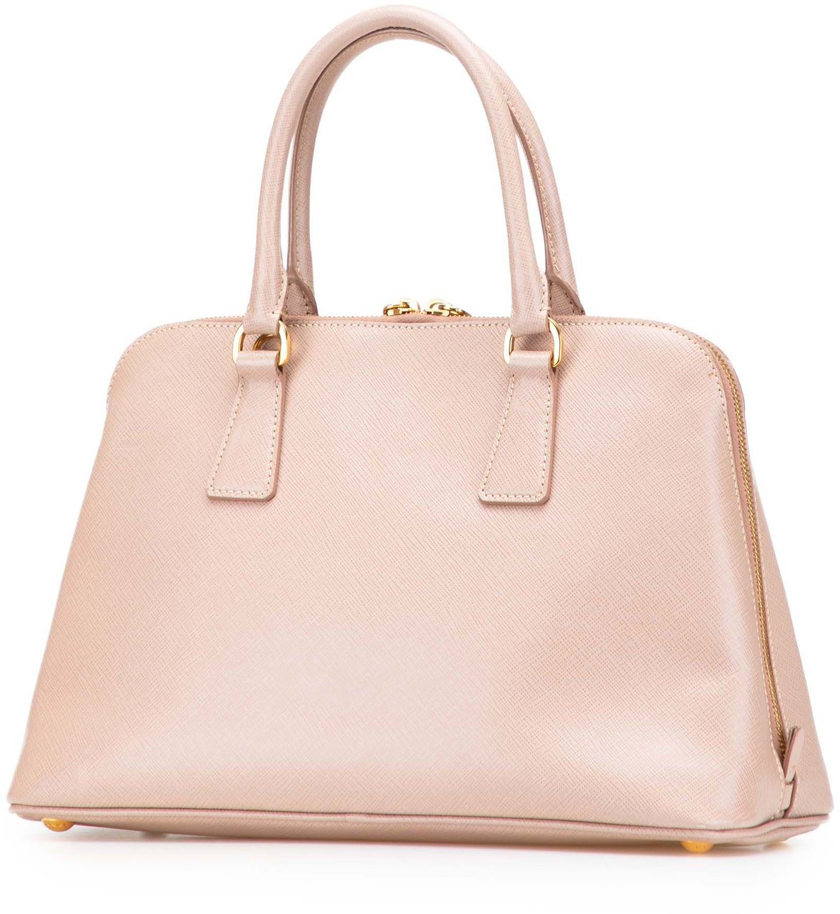Prada Medium Saffiano Lux Promenade Satchel Roze