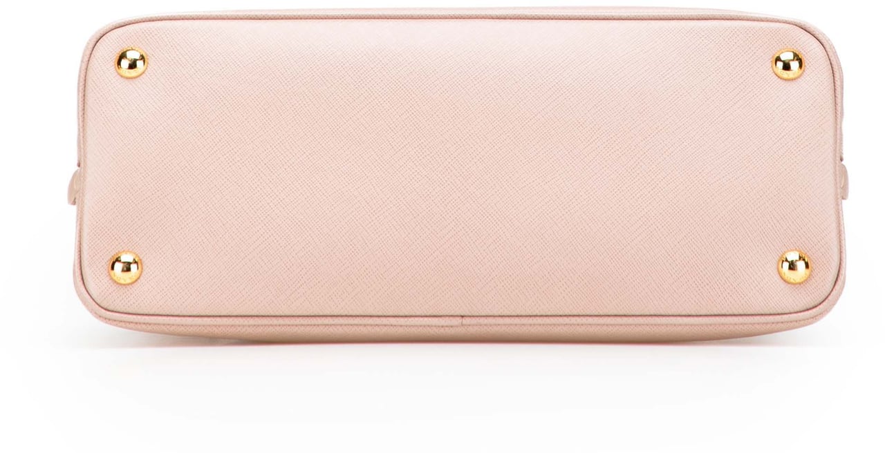 Prada Medium Saffiano Lux Promenade Satchel Roze
