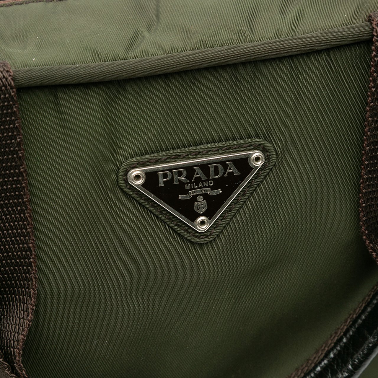 Prada Tessuto Handbag Groen