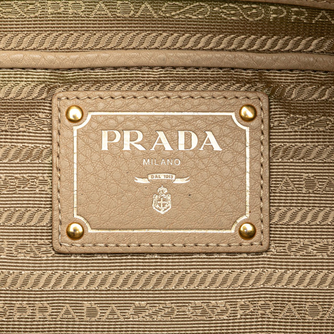 Prada Vitello Daino Shoulder Bag Wit