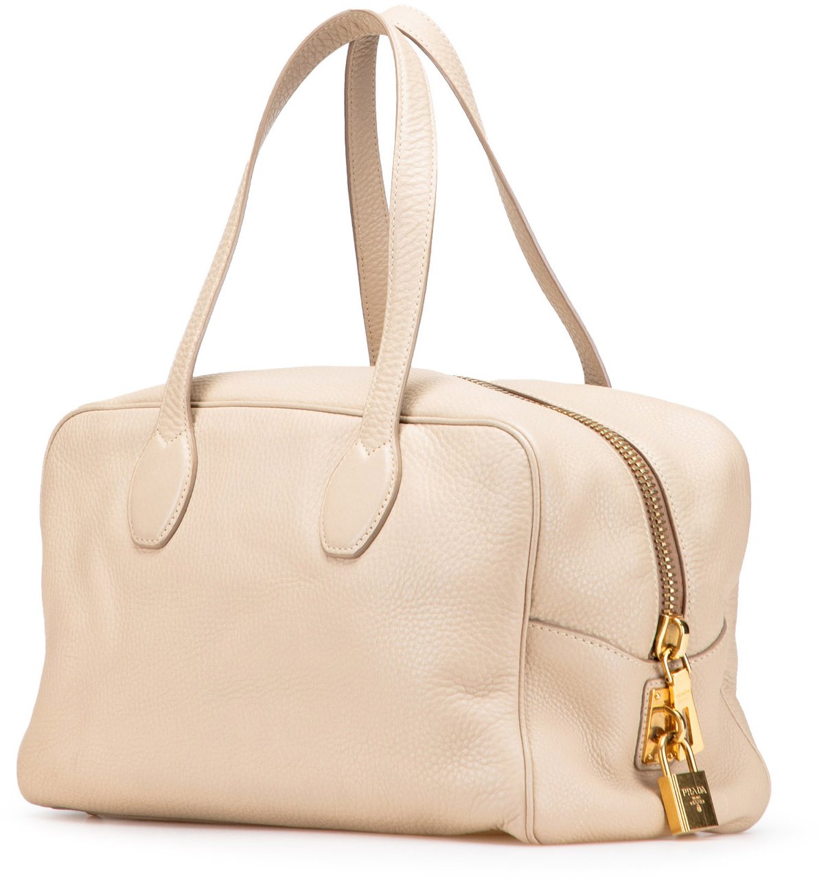 Prada Vitello Daino Shoulder Bag Wit