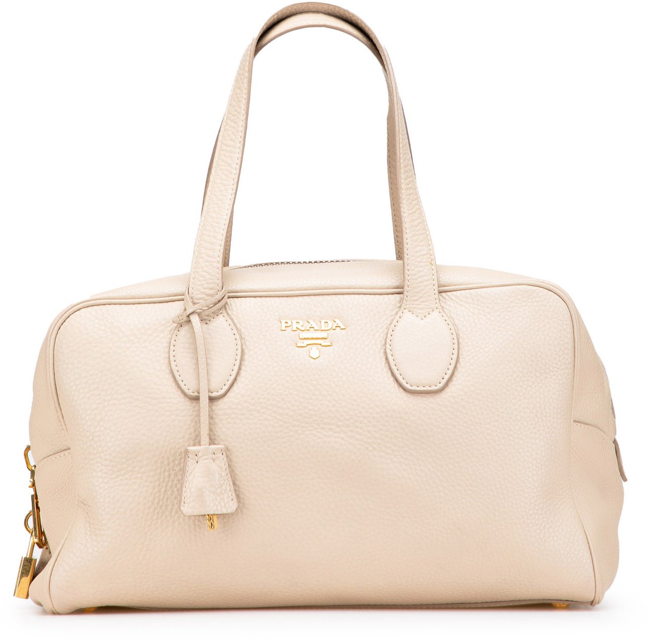 Prada Vitello Daino Shoulder Bag Wit