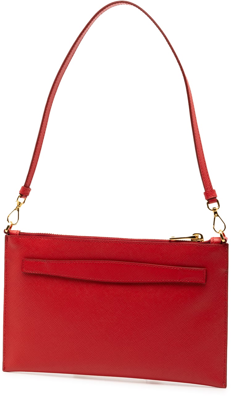 Prada Saffiano Shoulder Bag Rood