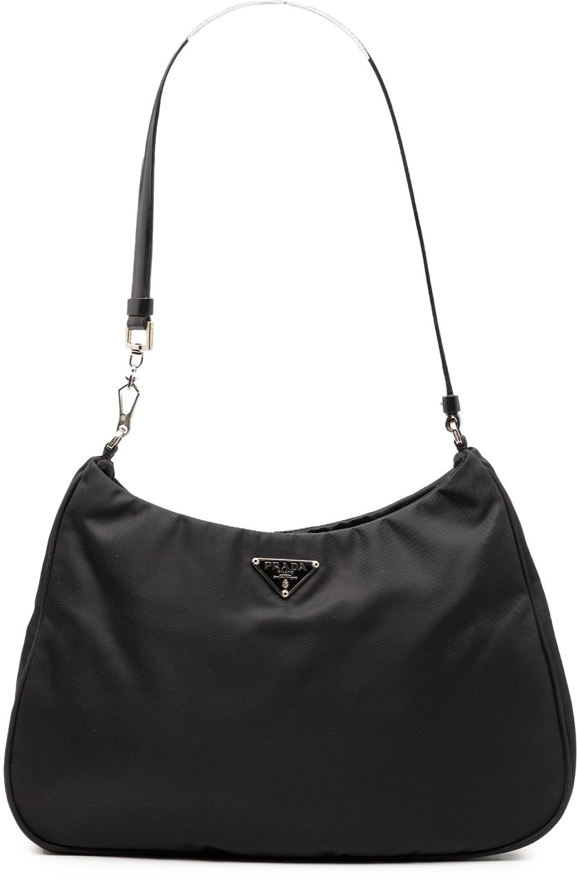 Prada Tessuto Cleo Shoulder Bag Zwart