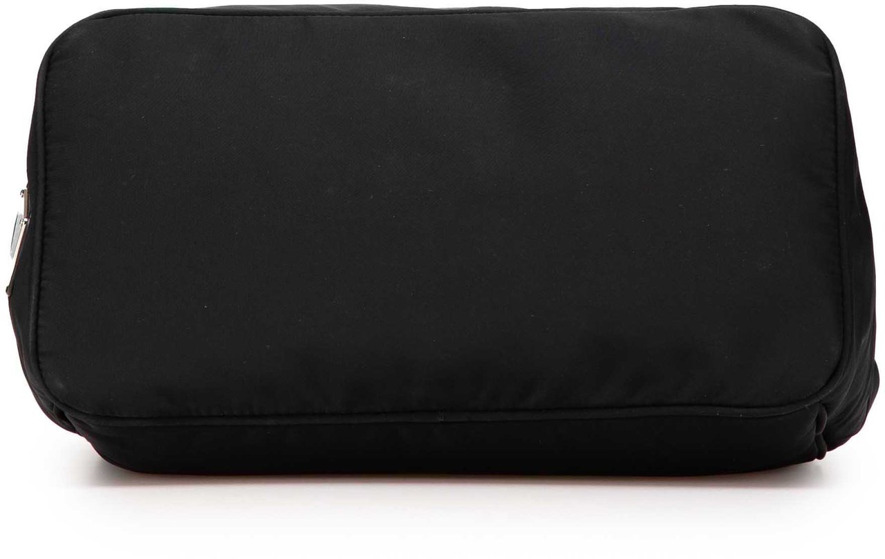 Prada Tessuto Canapa Logo Bow Satchel Zwart