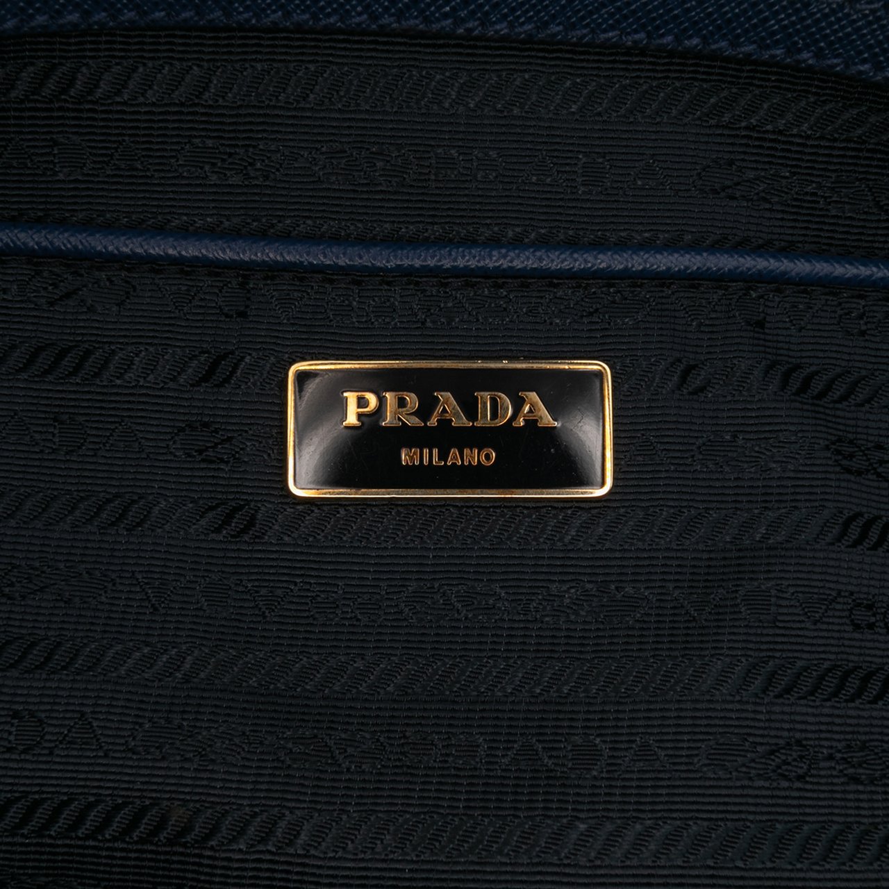 Prada Large Saffiano Lux Galleria Tote Blauw