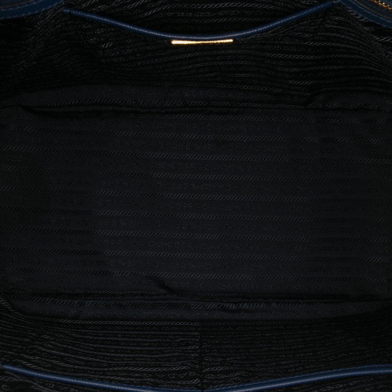 Prada Large Saffiano Lux Galleria Tote Blauw