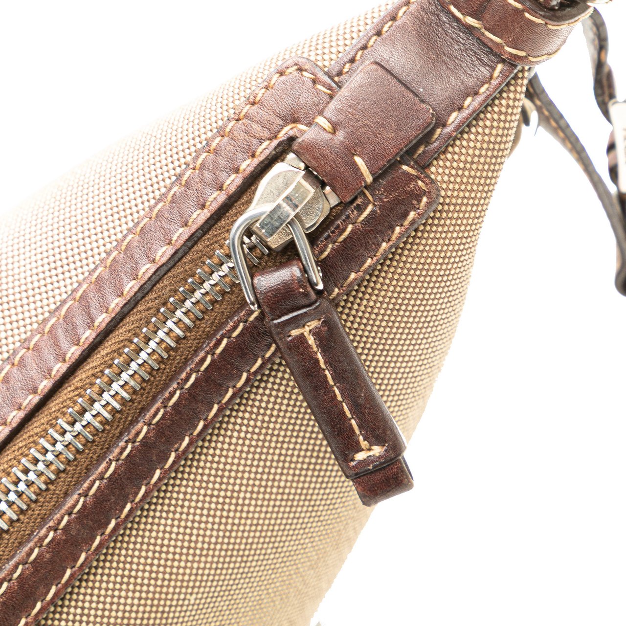 Prada Canvas Canapa Logo Crossbody Bruin