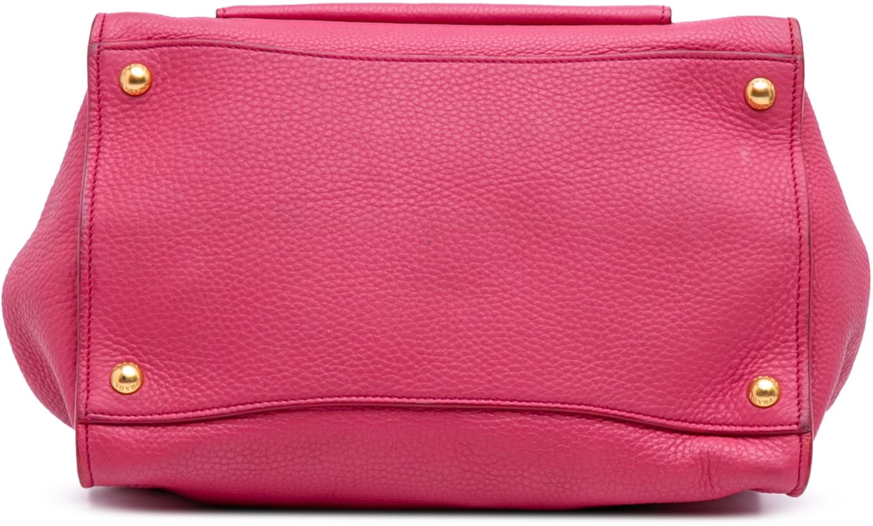 Prada Vitello Phenix Shopping Tote Roze