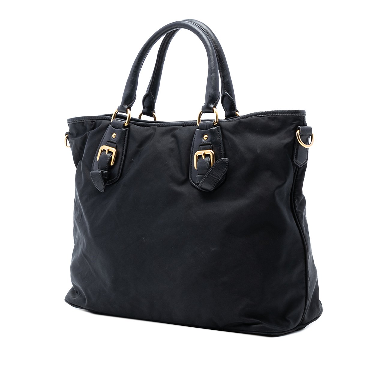 Prada Tessuto Satchel Zwart