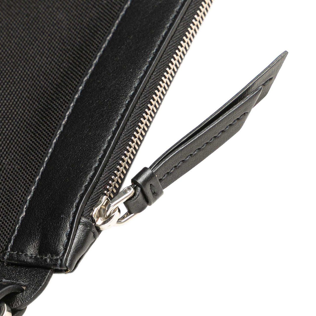 Prada Canvas Canapa Clutch Zwart