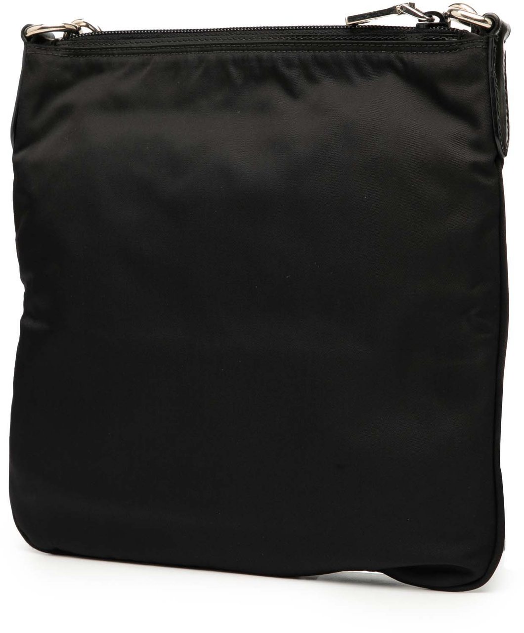 Prada Tessuto Zip Top Crossbody Zwart