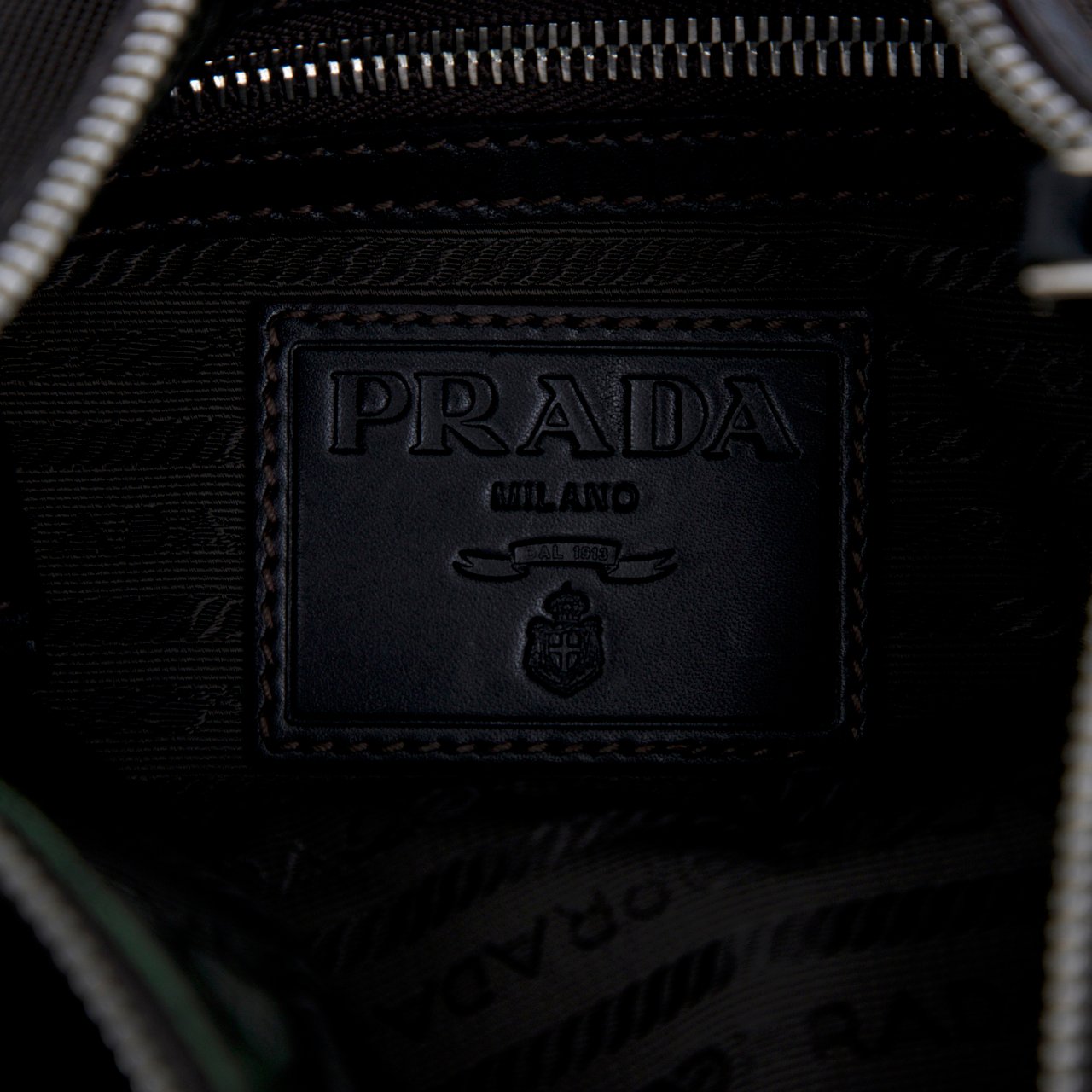 Prada Canvas Canapa Logo Crossbody Bruin