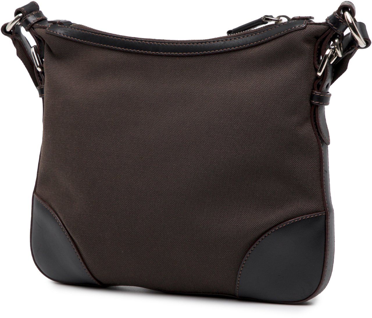 Prada Canvas Canapa Logo Crossbody Bruin