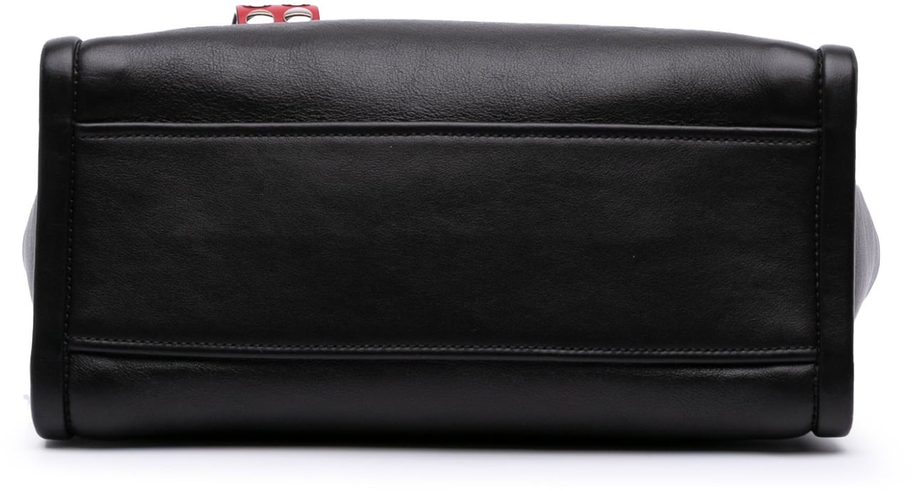 Prada Bicolor Grace Lux Concept Top Handle Bag Zwart