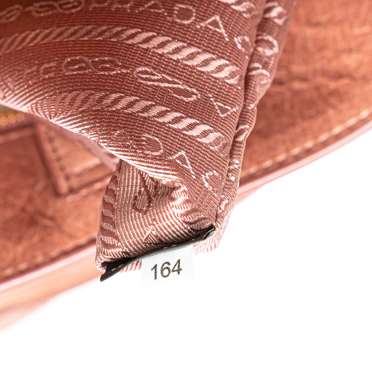 Prada Vitello Shine Satchel Roze