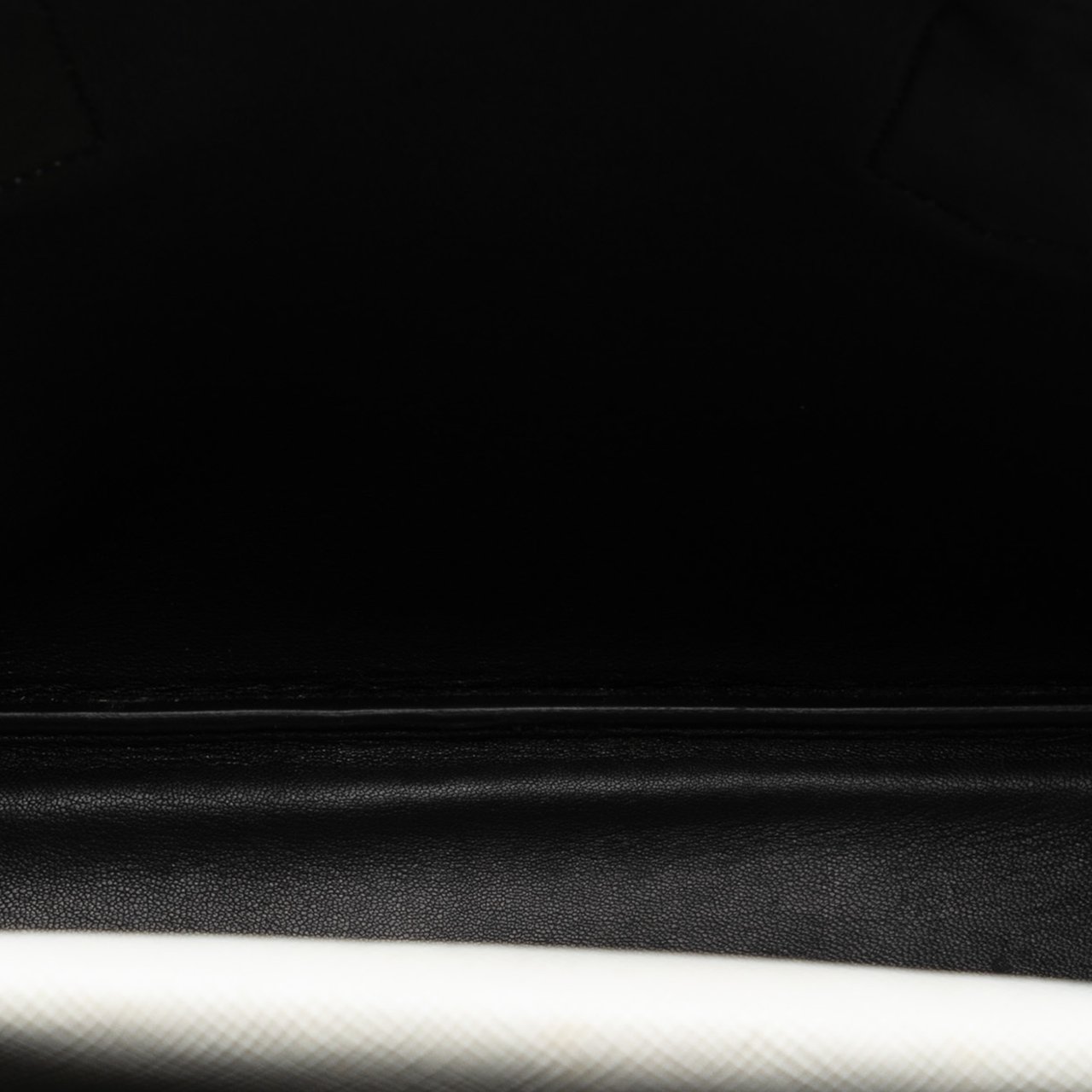 Prada Large Saffiano Cuir Double Satchel Wit