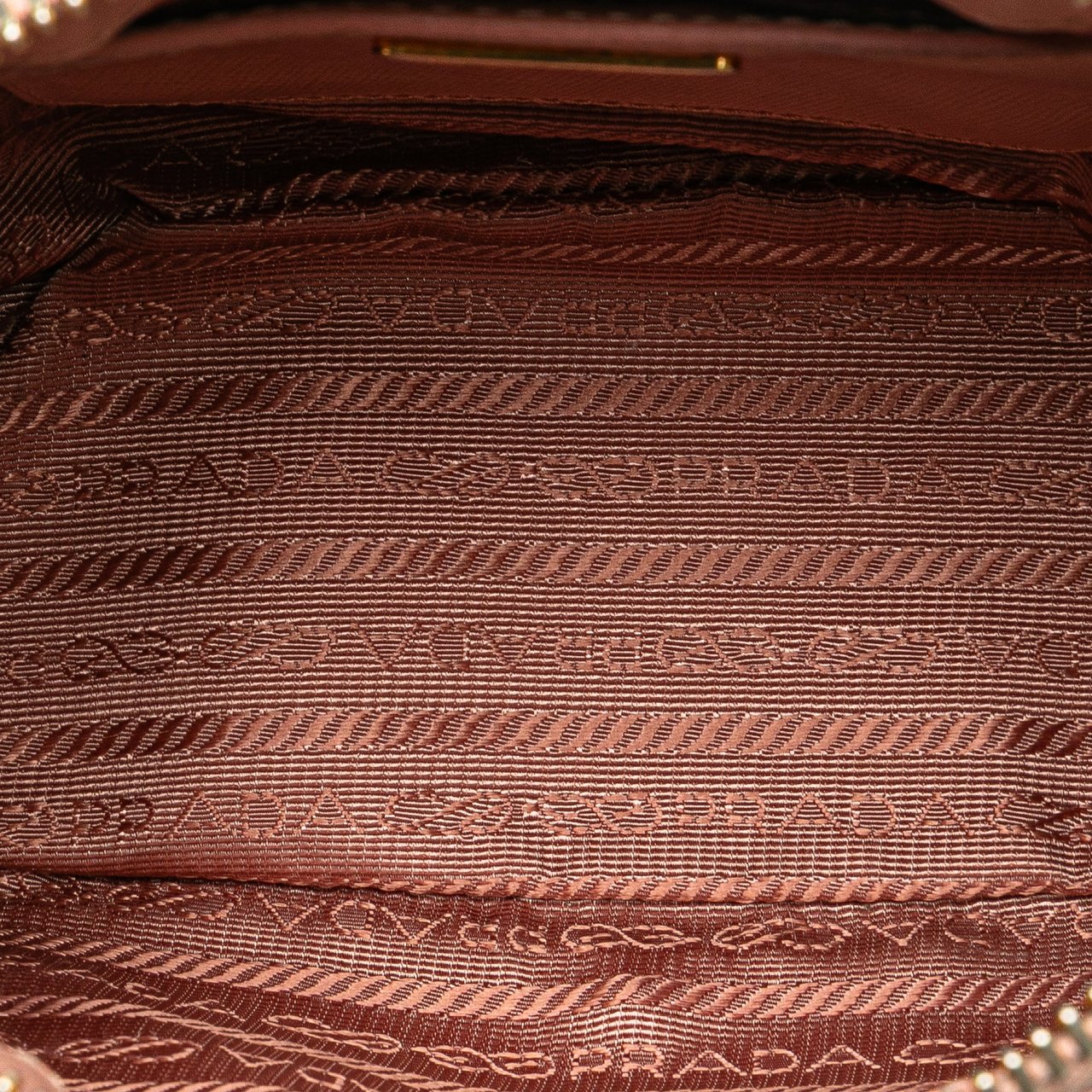 Prada Mini Saffiano Lux Promenade Satchel Roze