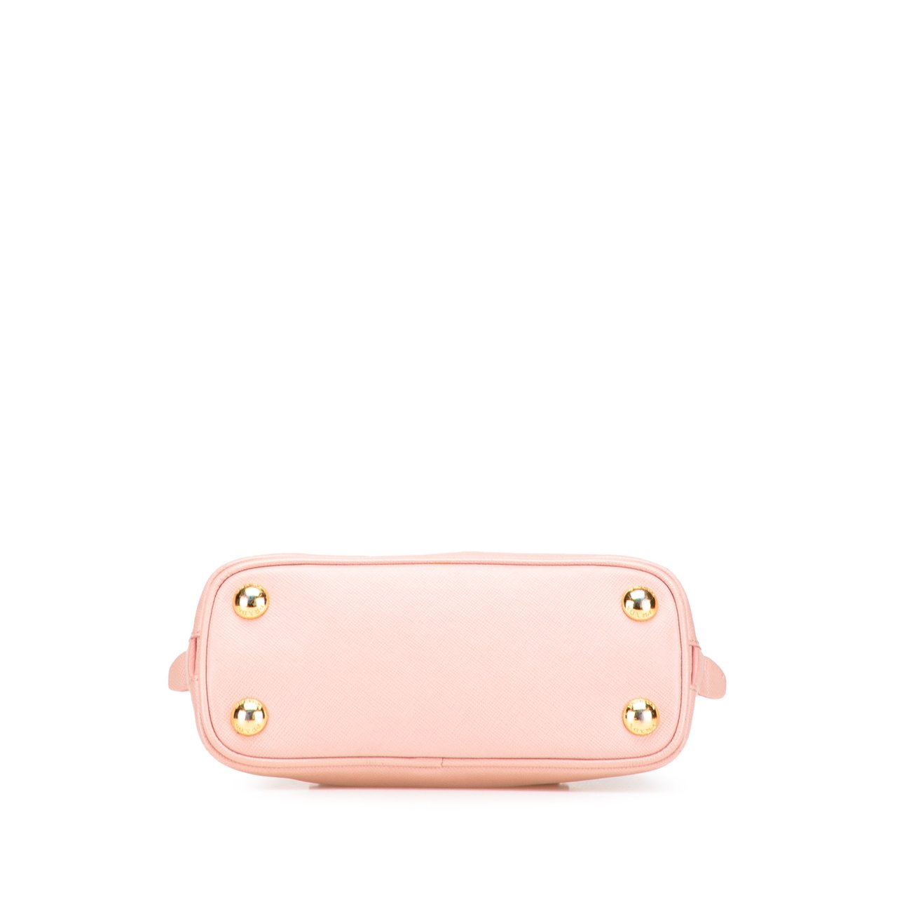 Prada Mini Saffiano Lux Promenade Satchel Roze