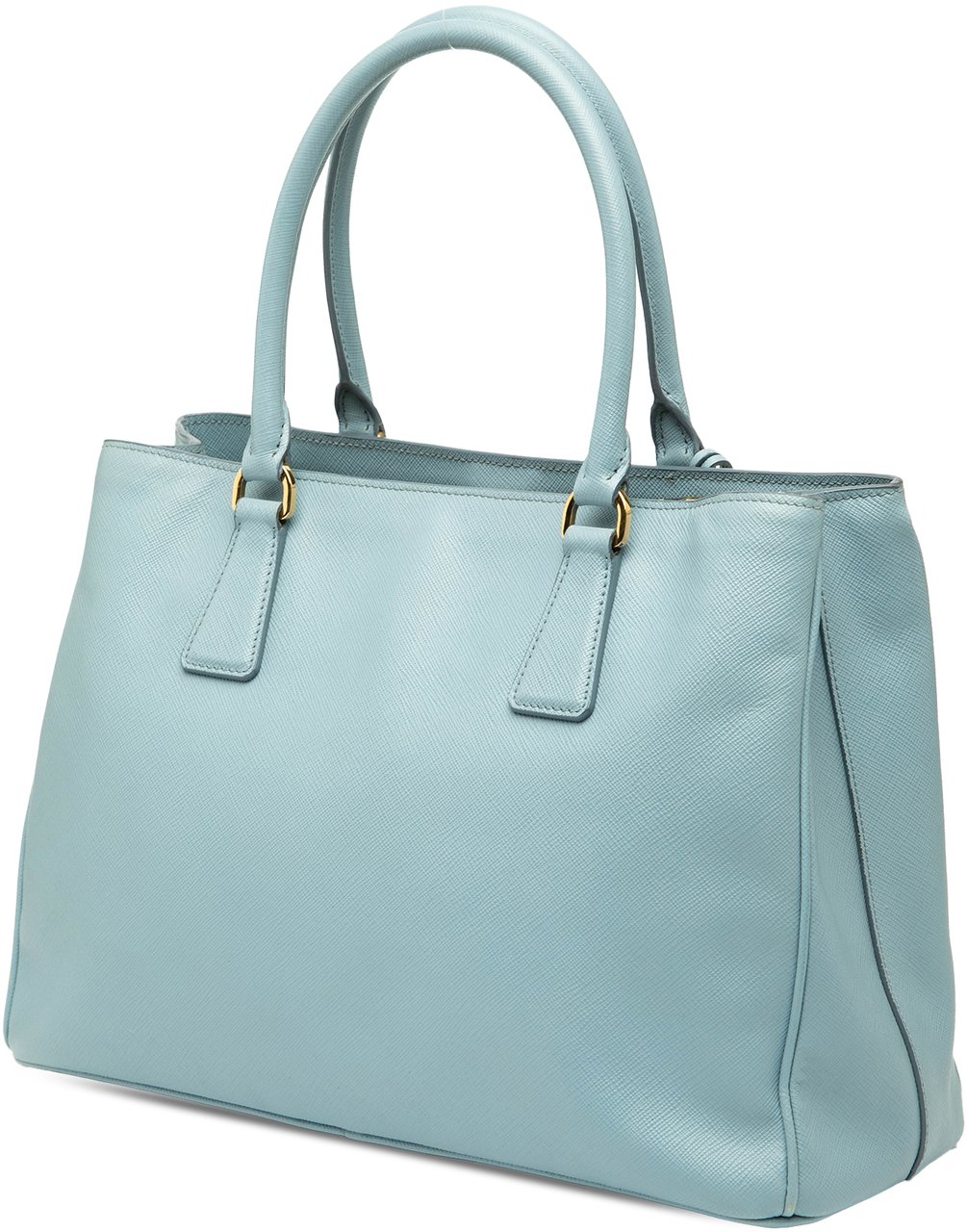 Prada Medium Saffiano Lux Galleria Satchel Blauw
