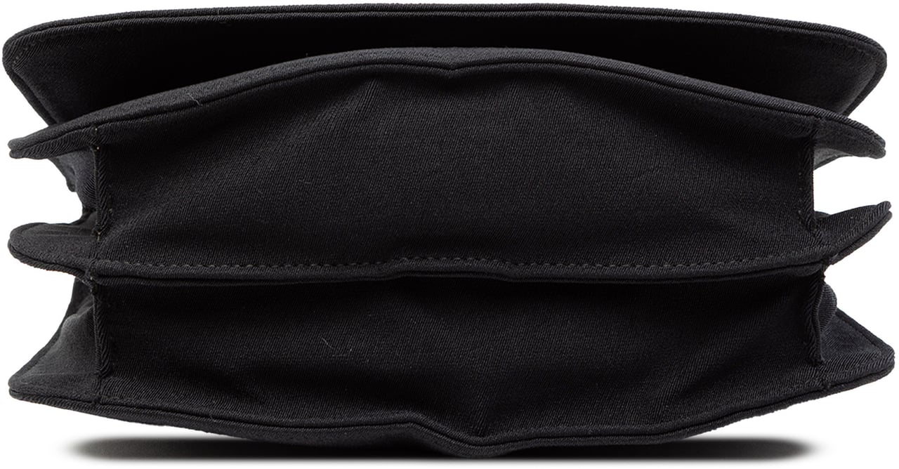 Prada Canvas Lucite Chain Shoulder Bag Zwart