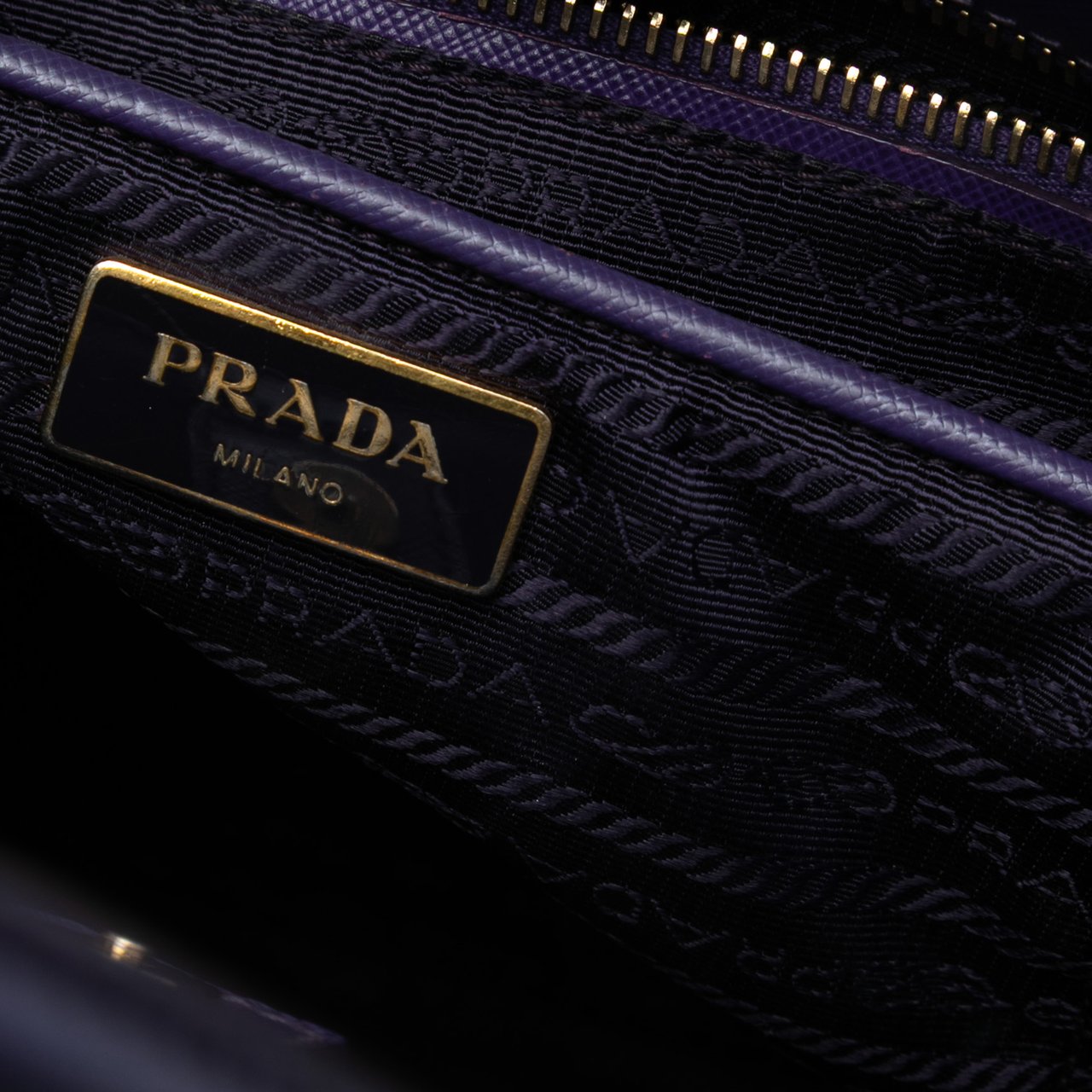 Prada Saffiano Lux Satchel Paars