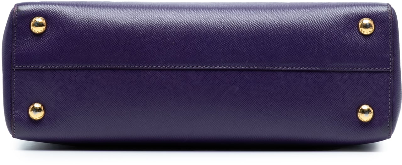 Prada Saffiano Lux Satchel Paars