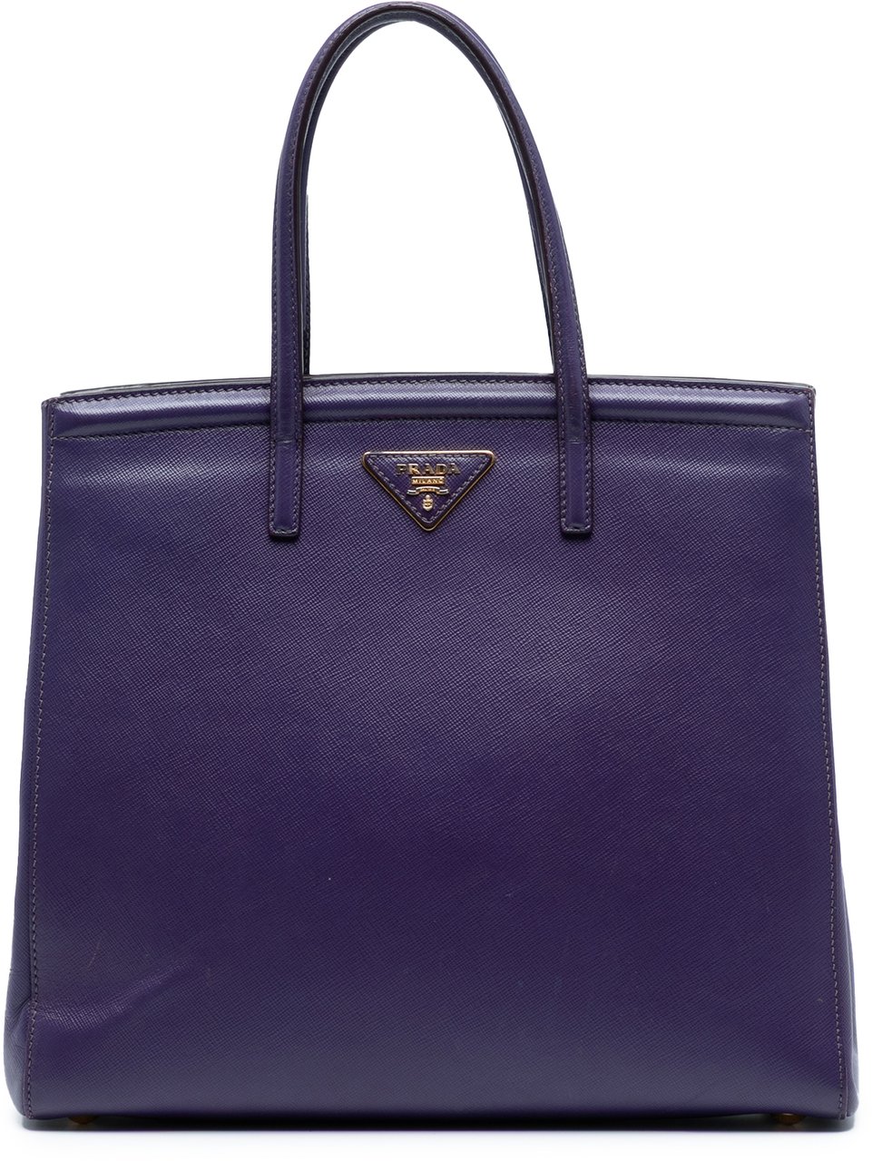 Prada Saffiano Lux Satchel Paars