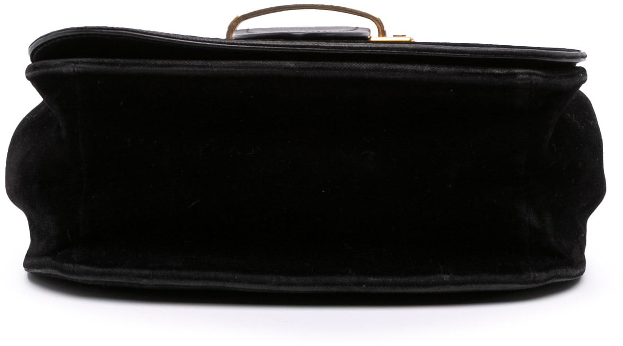 Prada City Calf and Velvet Pionniere Crossbody Zwart
