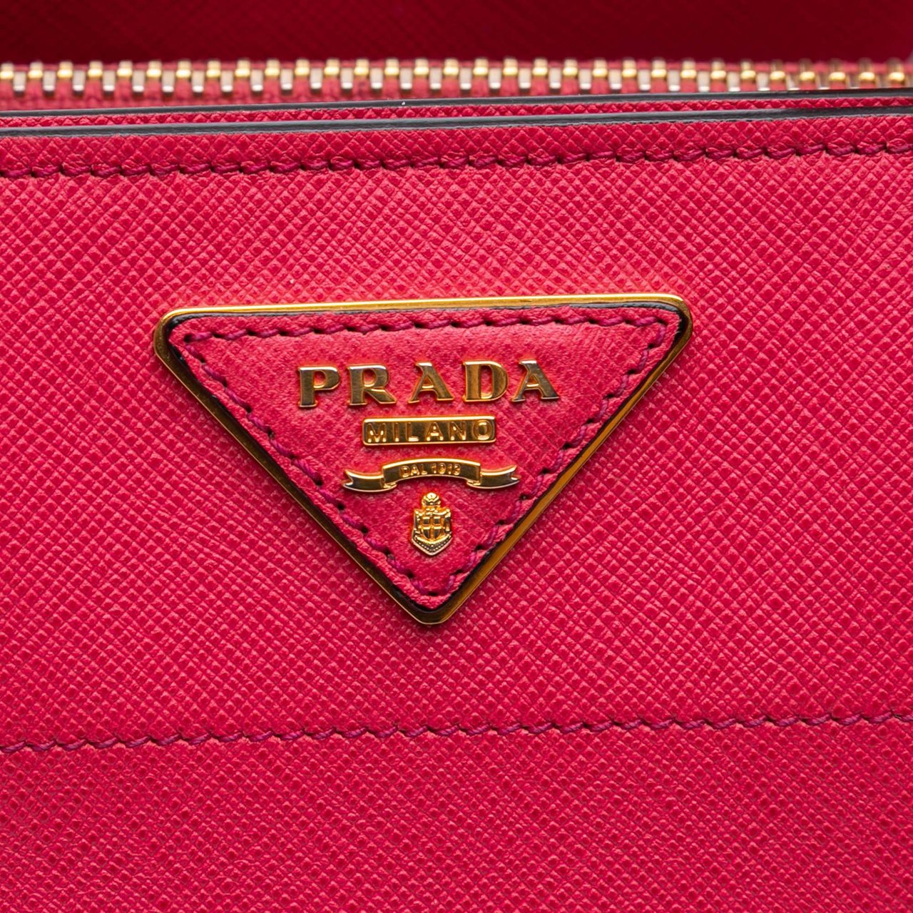 Prada Saffiano Soft Triple Pocket Tote Roze