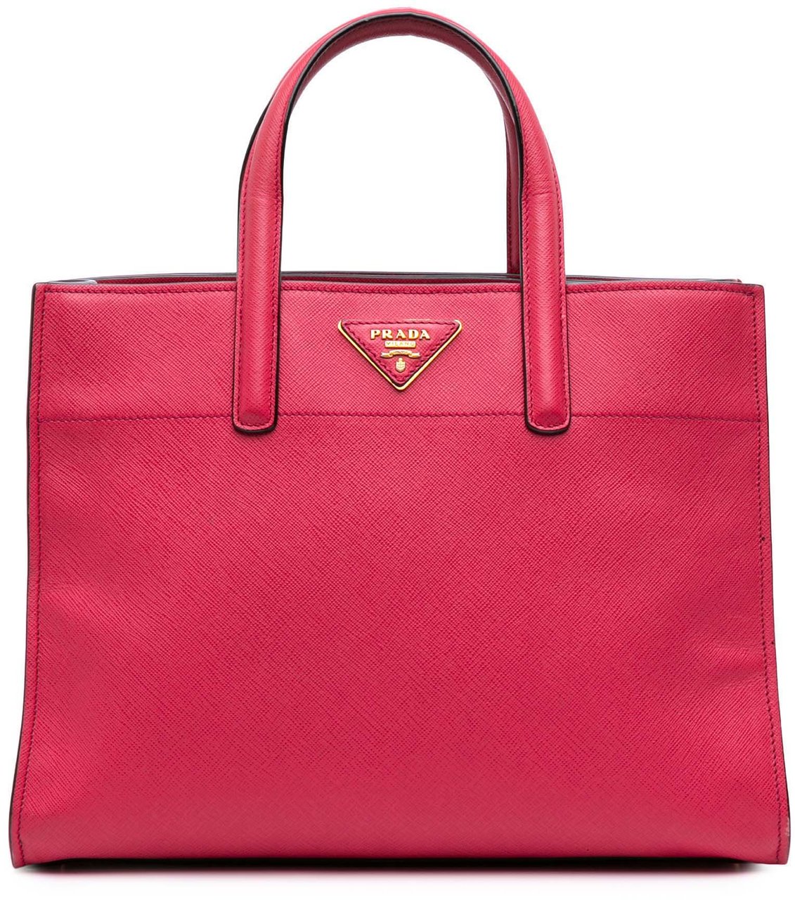 Prada Saffiano Soft Triple Pocket Tote Roze