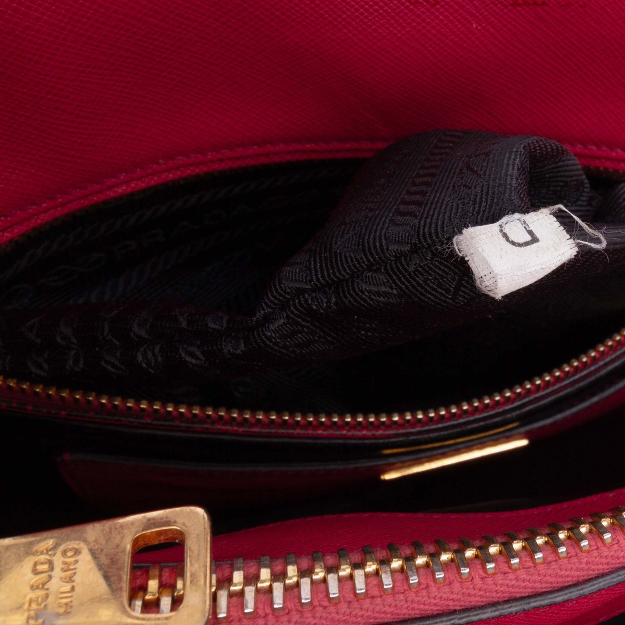 Prada Saffiano Soft Triple Pocket Tote Roze