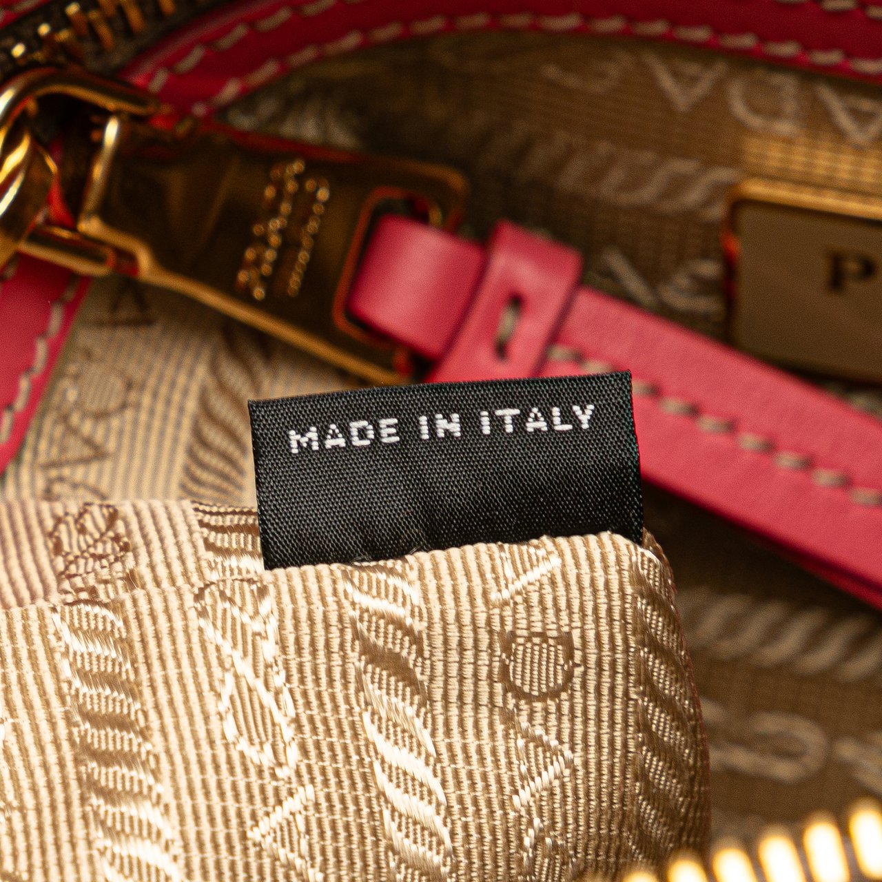 Prada Canvas Canapa Logo Bow Crossbody Bruin