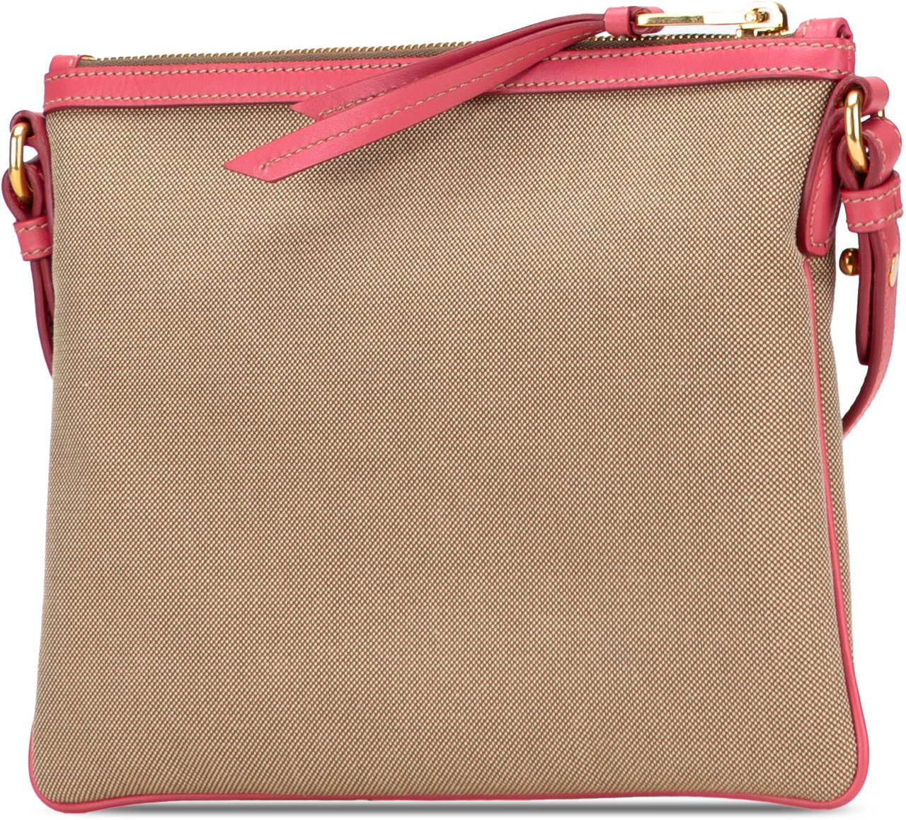 Prada Canvas Canapa Logo Bow Crossbody Bruin