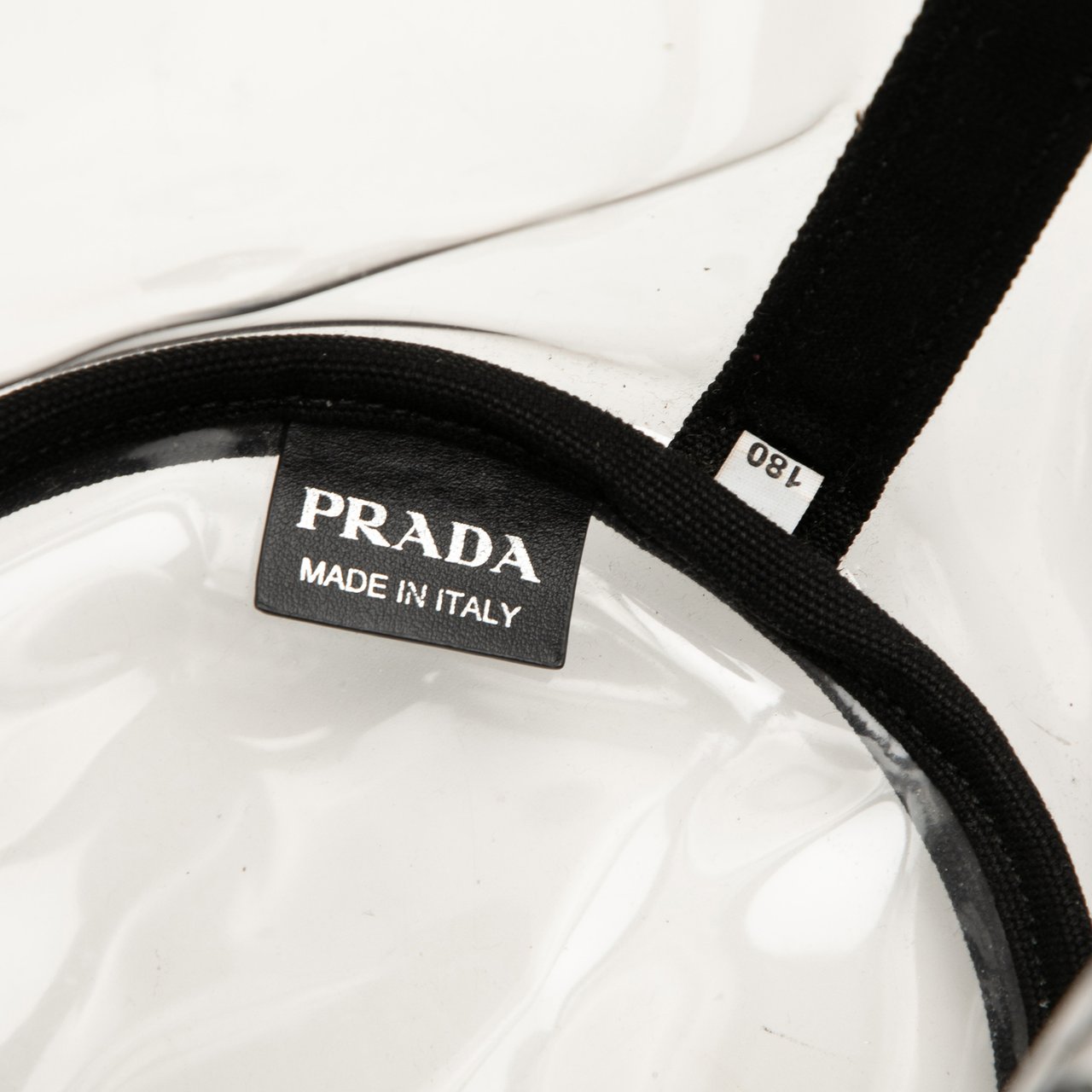 Prada PVC Canapa Logo Satchel Zwart