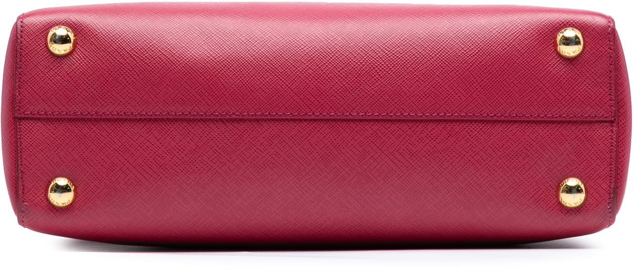 Prada Saffiano Lux Parabole Satchel Rood