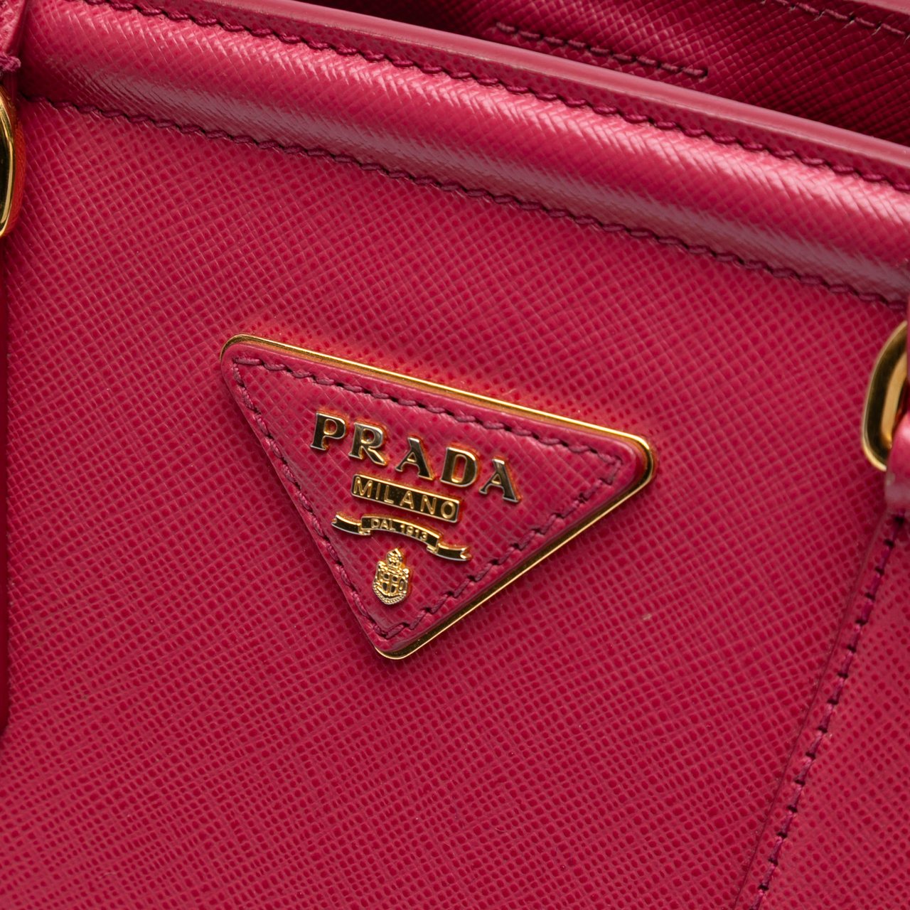 Prada Saffiano Lux Parabole Satchel Rood