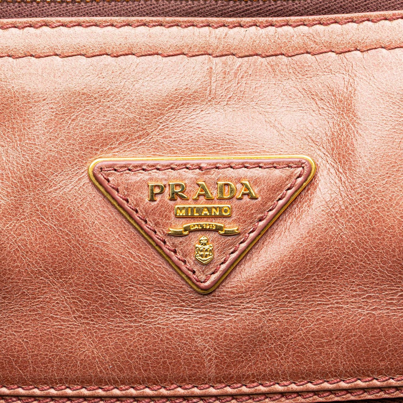 Prada Vitello Shine Satchel Roze