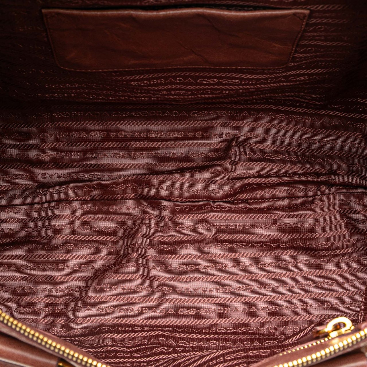Prada Vitello Shine Satchel Roze