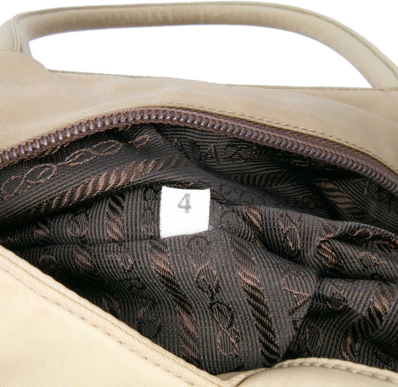 Prada Tessuto Tote Bruin