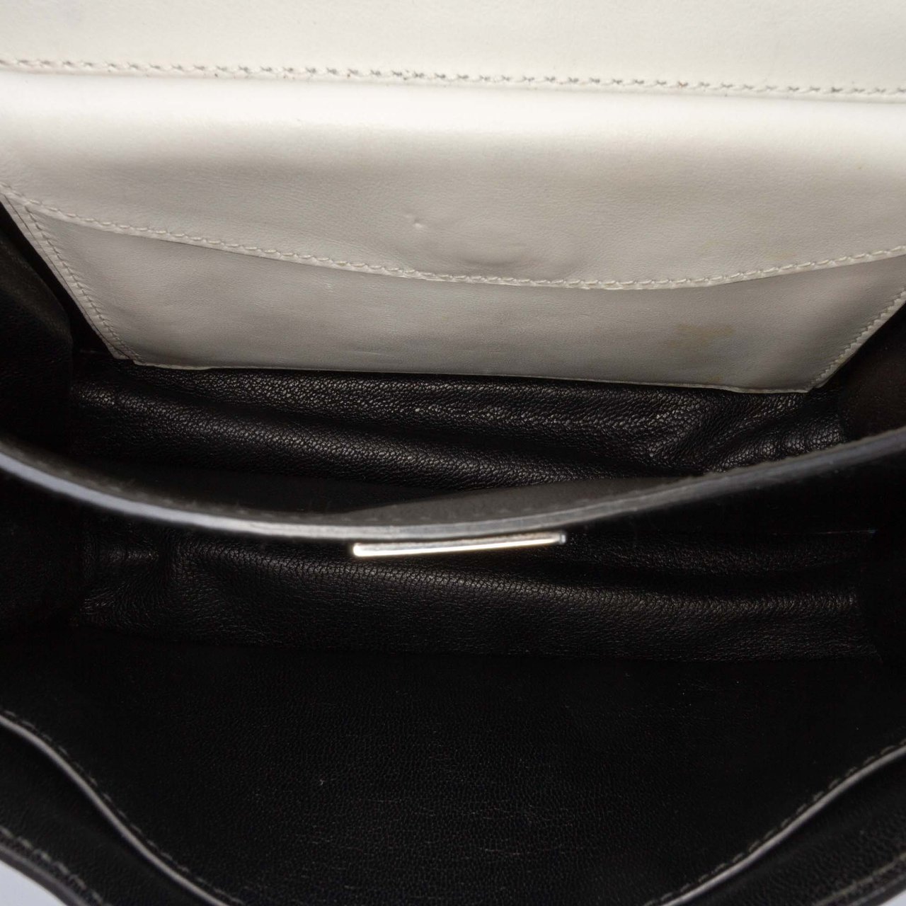 Prada City Calf Studded Folk Cahier Crossbody Wit