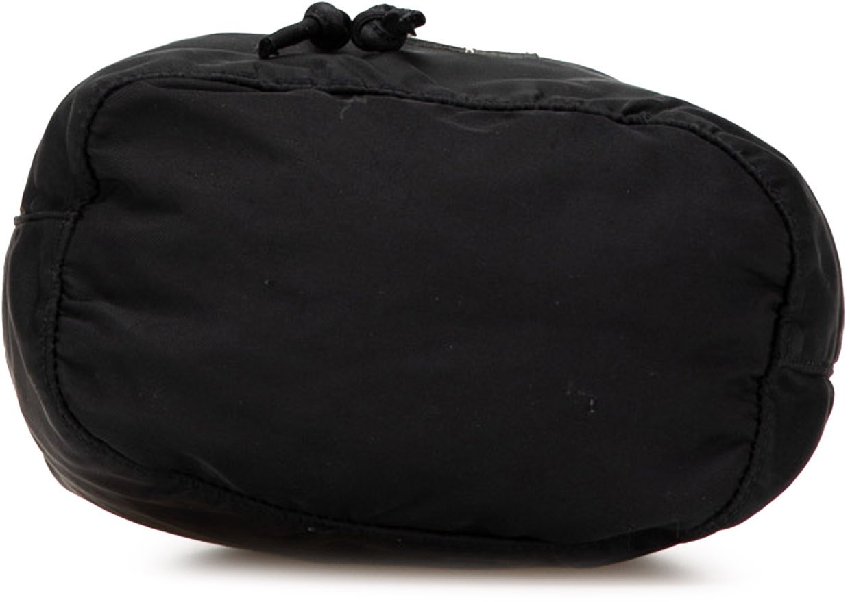 Prada Tessuto Drawstring Pouch Zwart
