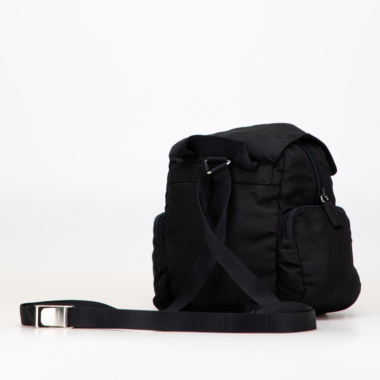 Prada Mini Tessuto Backpack Zwart