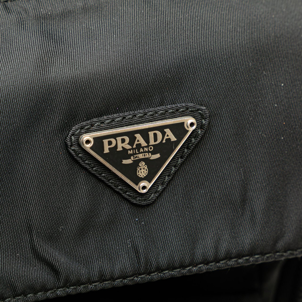 Prada Mini Tessuto Backpack Zwart