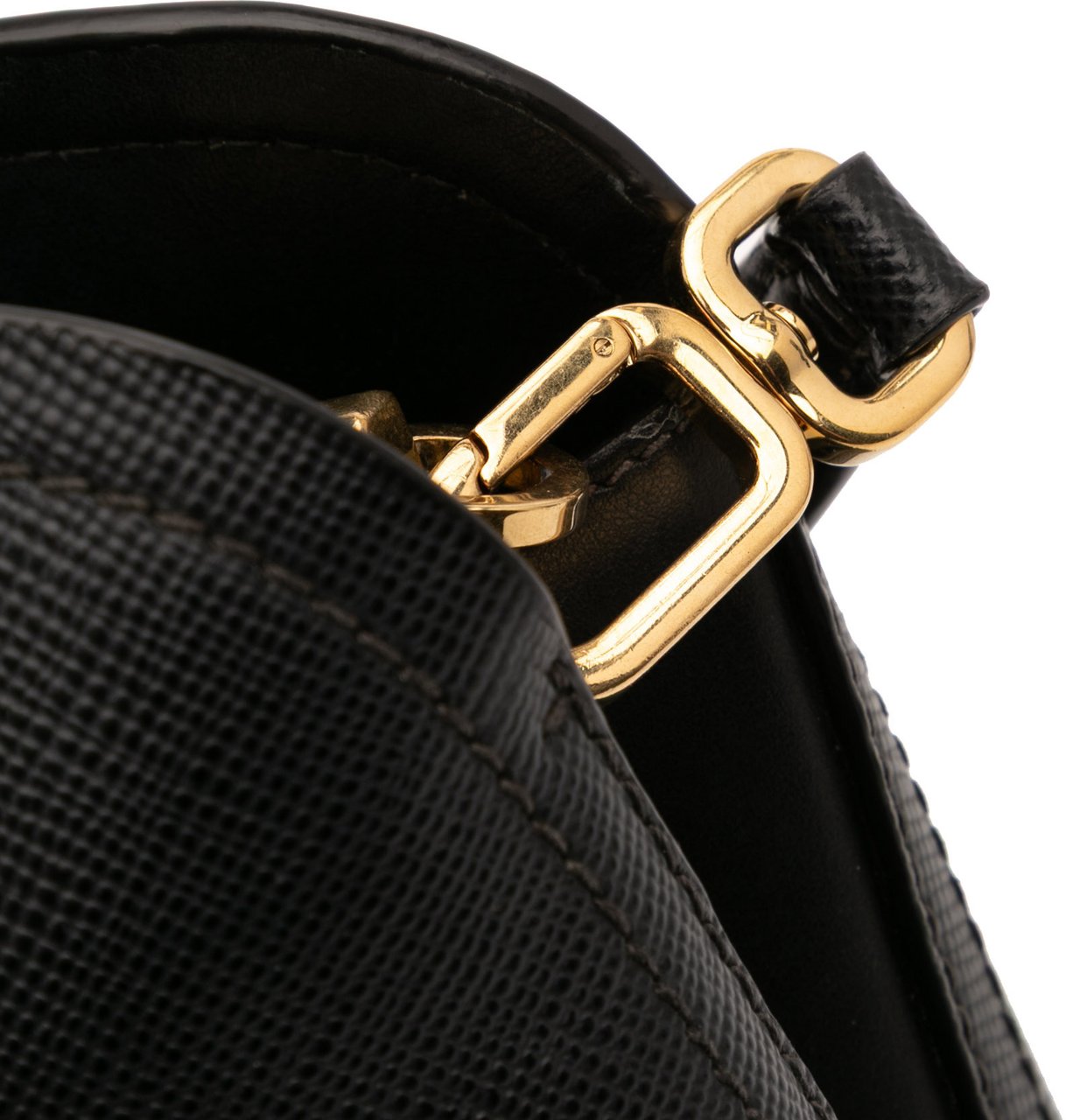 Prada Medium Saffiano Matinee Satchel Zwart